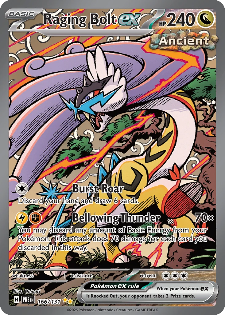 Raging Bolt ex · Prismatic Evolutions