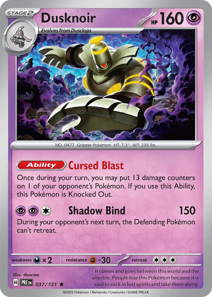Dusknoir · Prismatic Evolutions