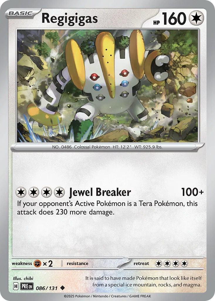 Regigigas · Prismatic Evolutions