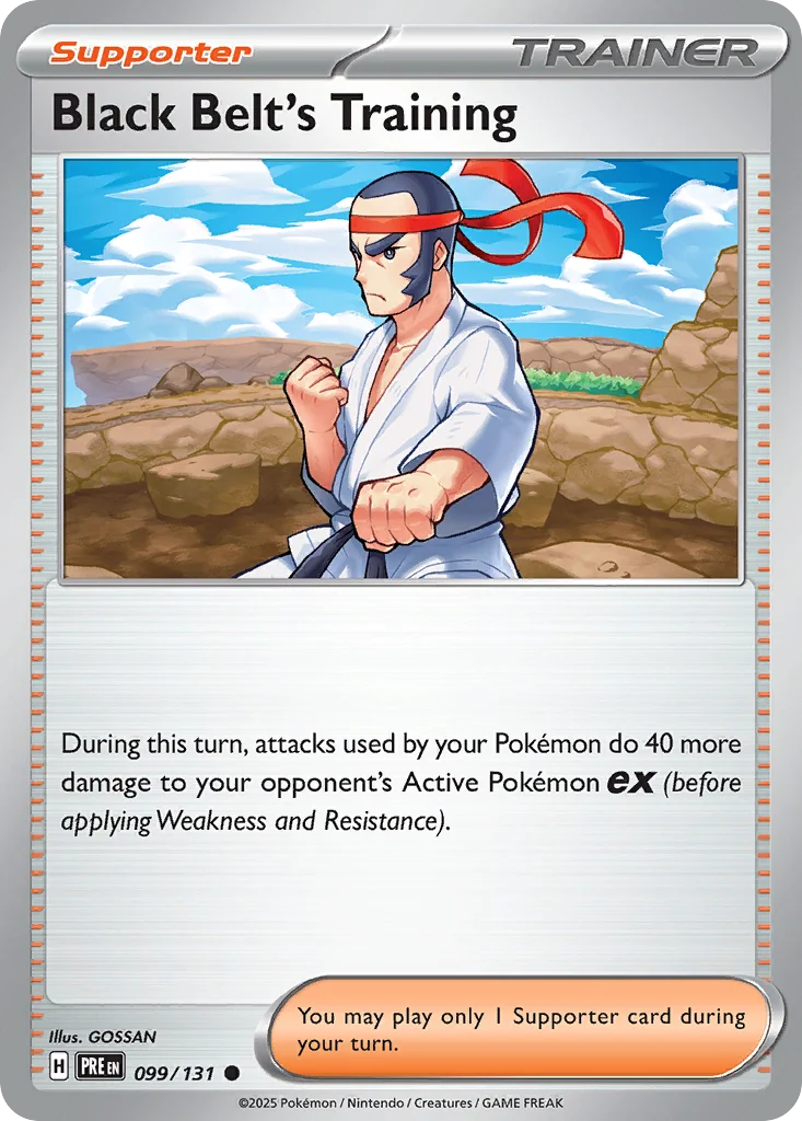 Black Belt's Training · Prismatic Evolutions