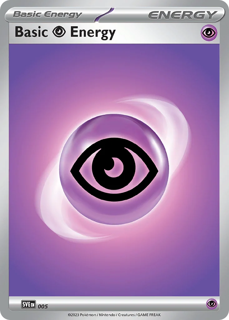 Basic Psychic Energy · Scarlet & Violet Energies