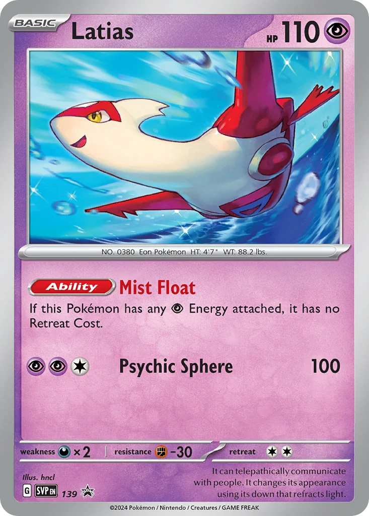 Latias · Scarlet & Violet Black Star Promos