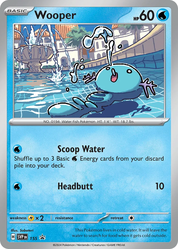 Wooper · Scarlet & Violet Black Star Promos