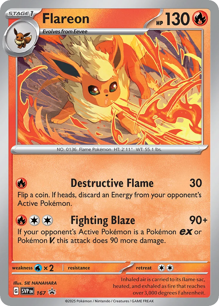 Flareon · Scarlet & Violet Black Star Promos