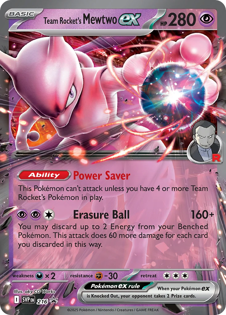 Team Rocket's Mewtwo ex · Scarlet & Violet Black Star Promos