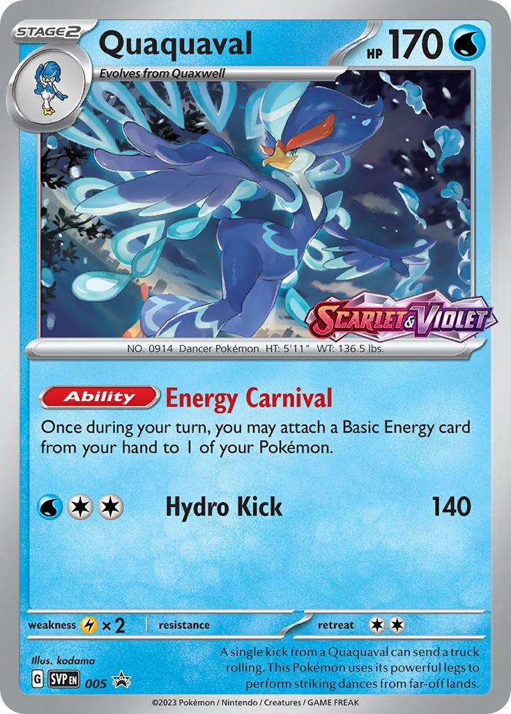 Quaquaval · Scarlet & Violet Black Star Promos