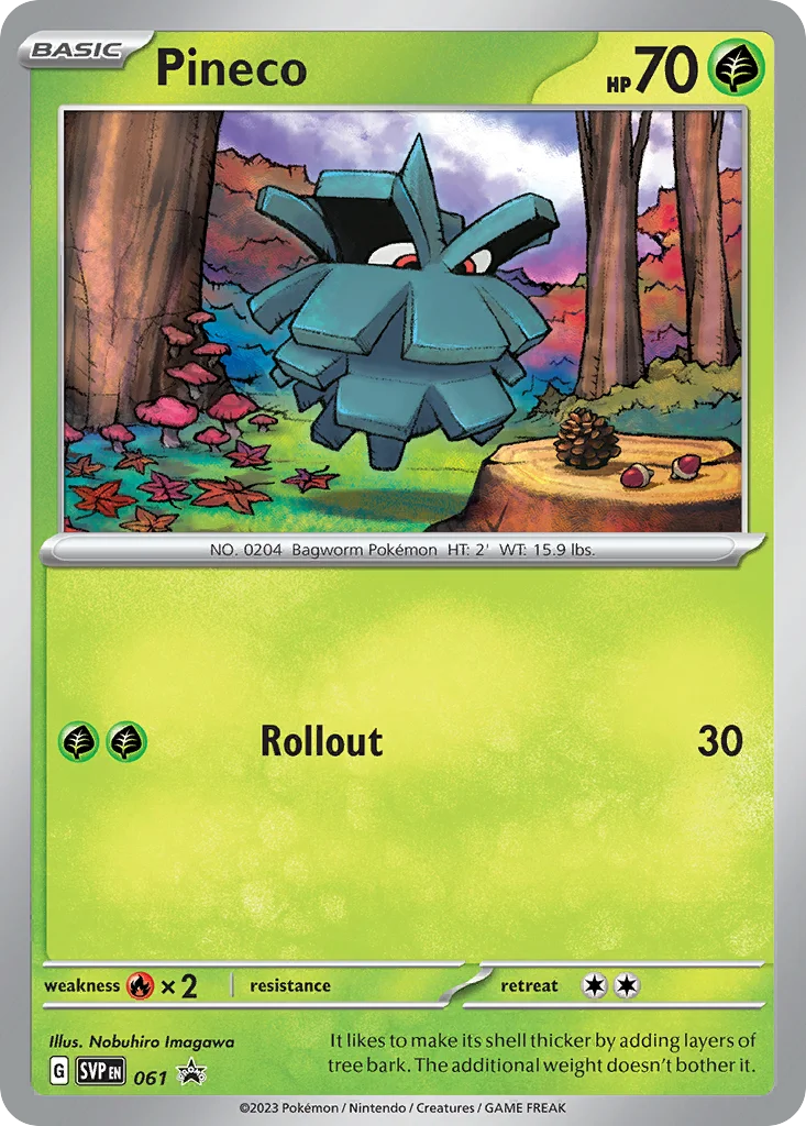 Pineco · Scarlet & Violet Black Star Promos
