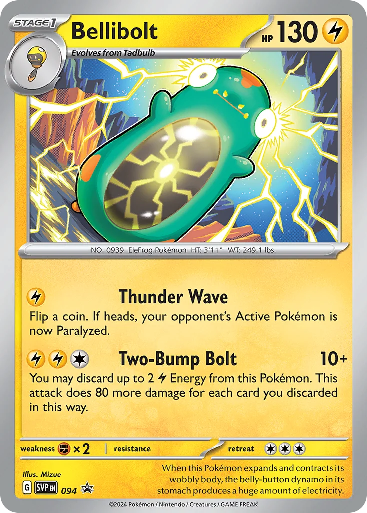 Bellibolt · Scarlet & Violet Black Star Promos