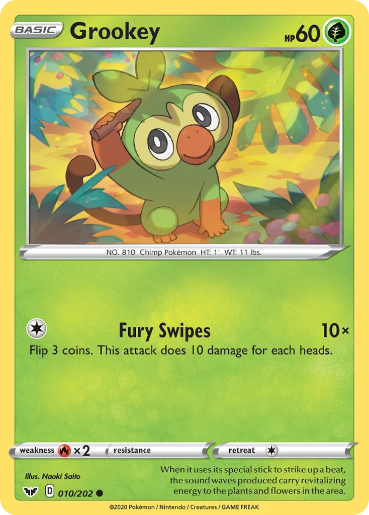 Grookey · Sword & Shield
