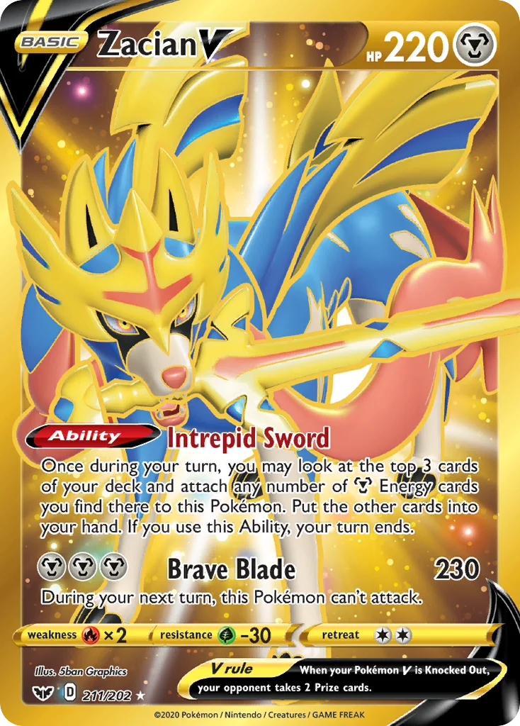 Zacian V · Sword & Shield