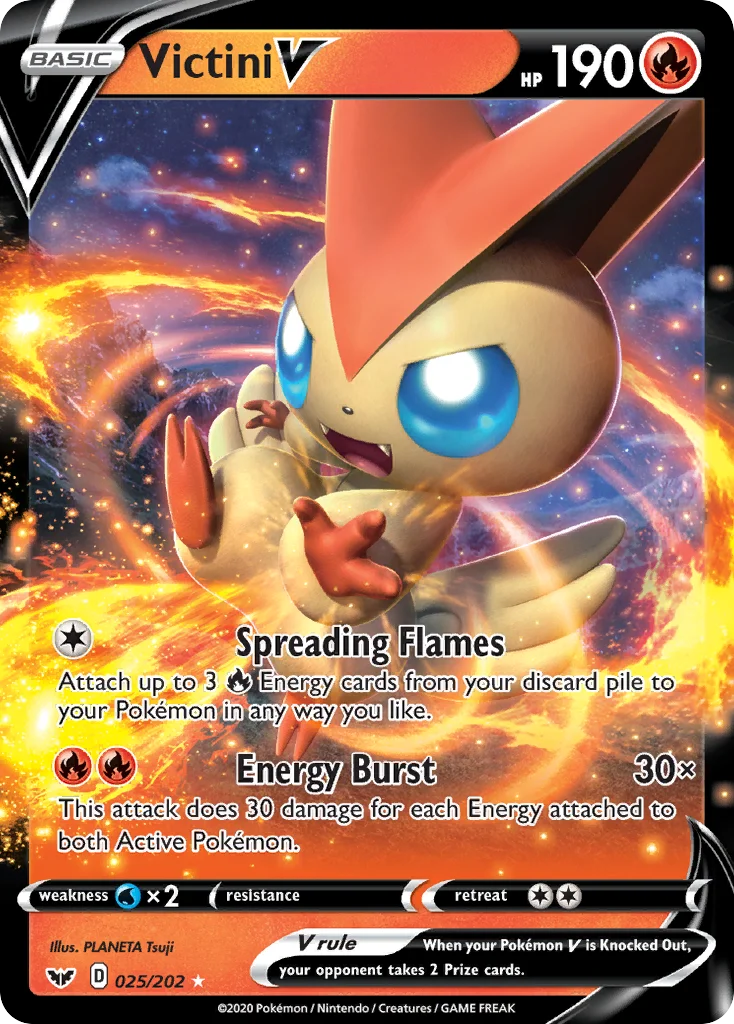 Victini V · Sword & Shield