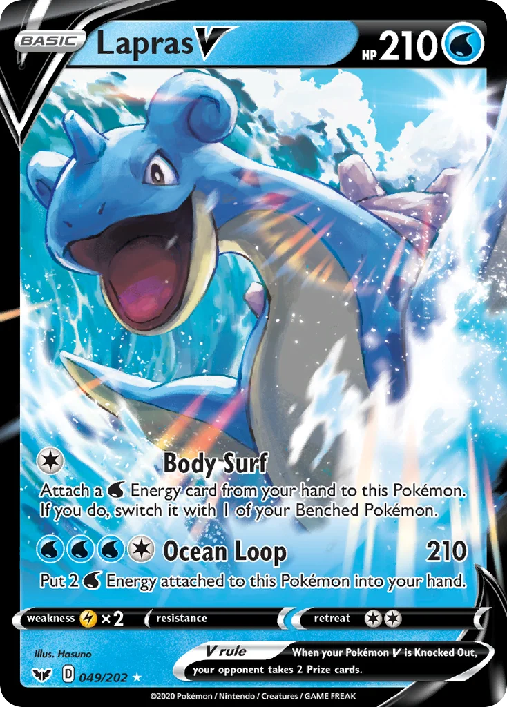 Lapras V · Sword & Shield