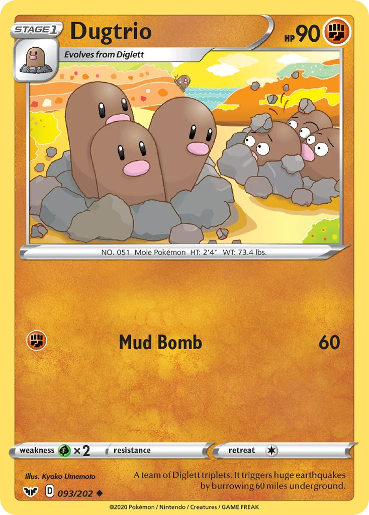 Dugtrio · Sword & Shield