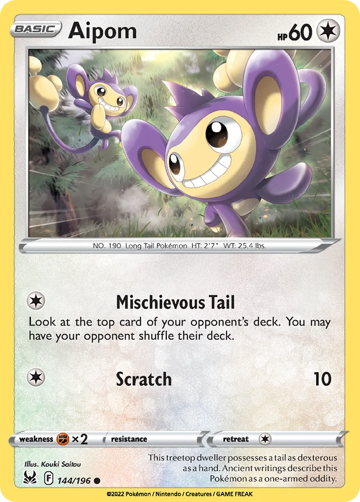 Aipom · Lost Origin