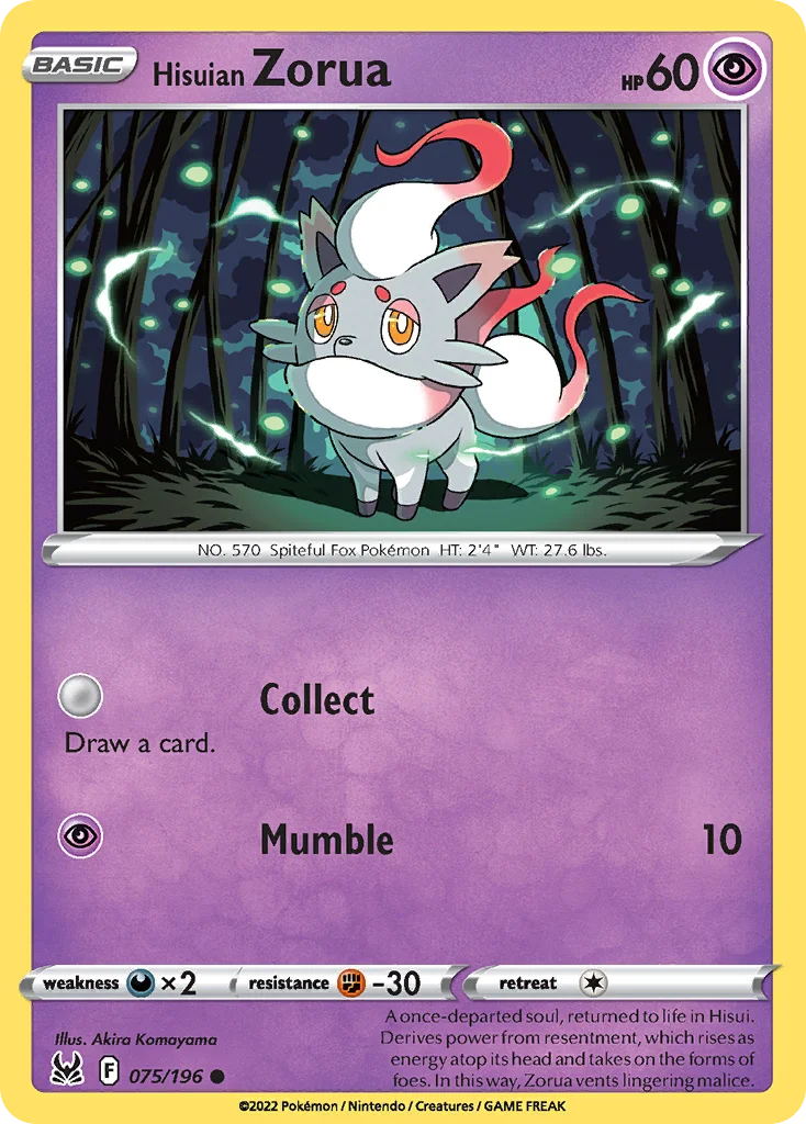 Hisuian Zorua · Lost Origin
