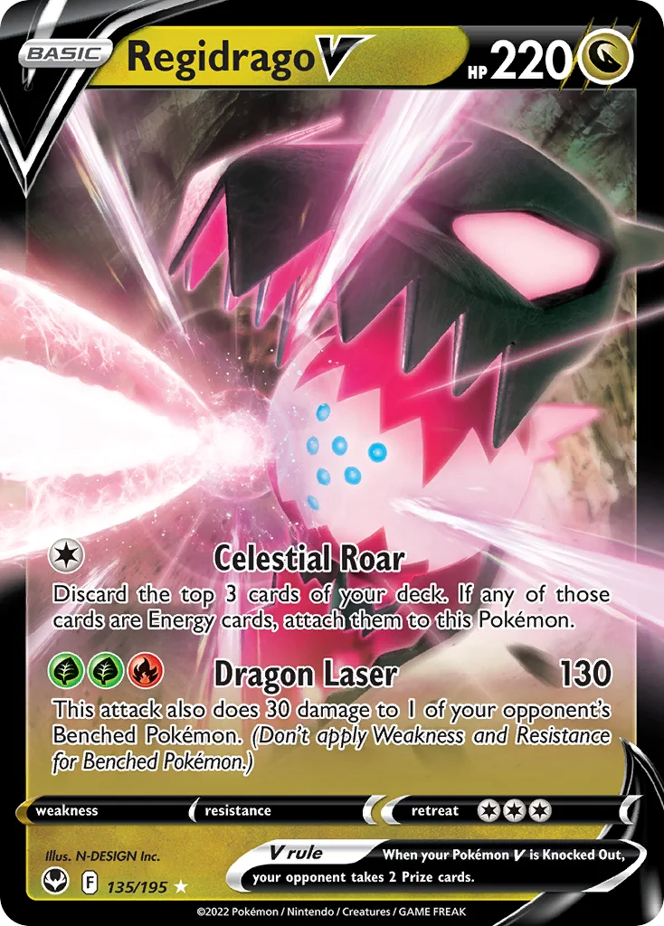 Regidrago V · Silver Tempest