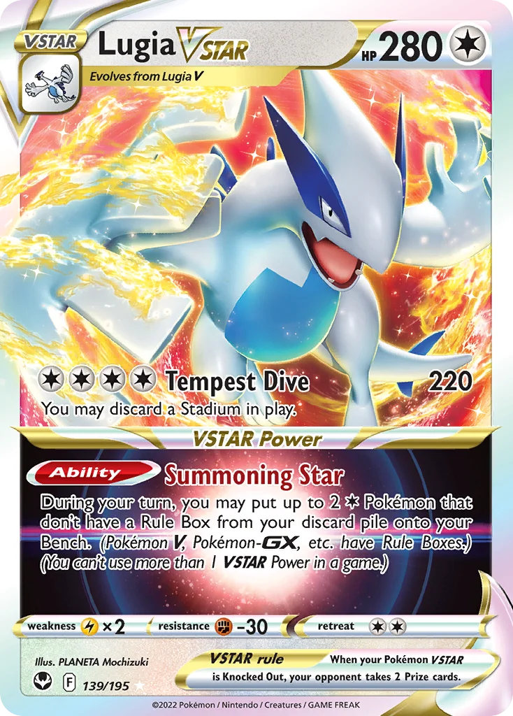 Lugia VSTAR · Silver Tempest