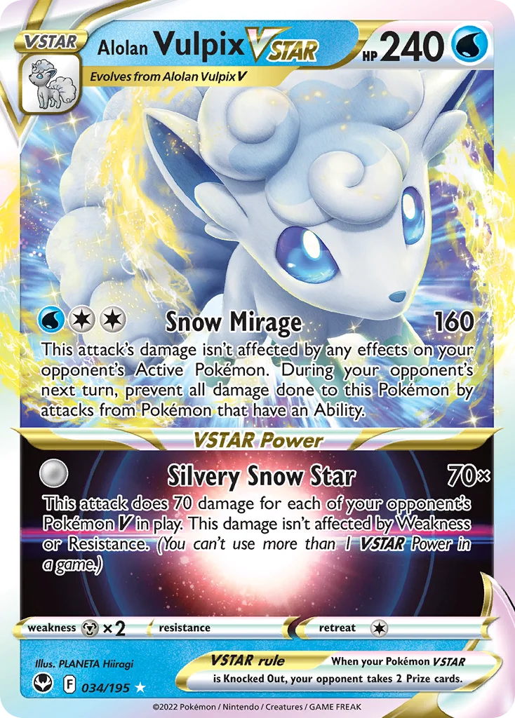 Alolan Vulpix VSTAR · Silver Tempest