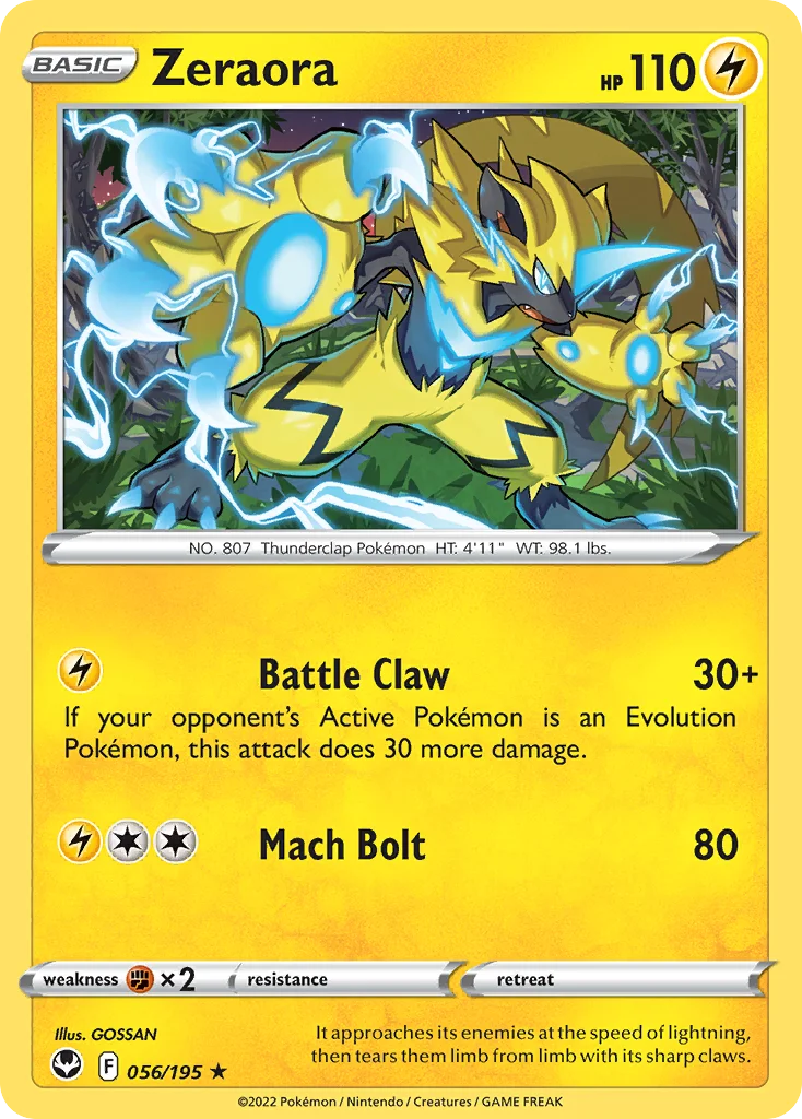 Zeraora · Silver Tempest