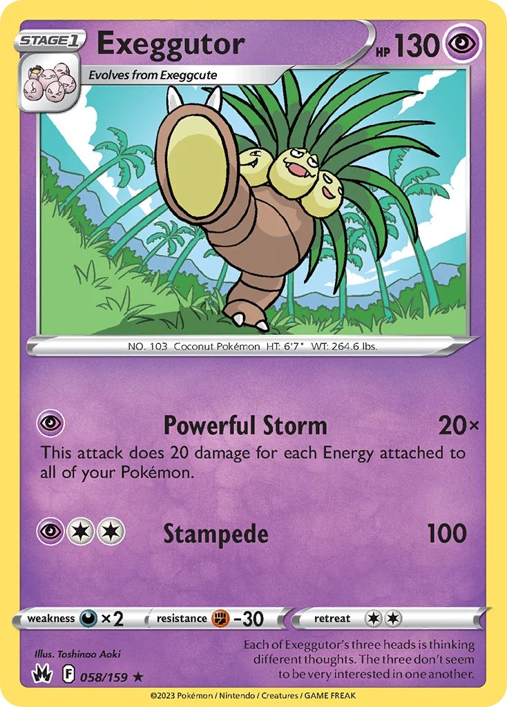 Exeggutor · Crown Zenith