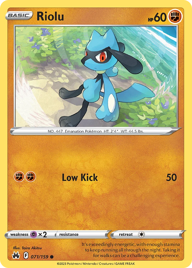 Riolu · Crown Zenith