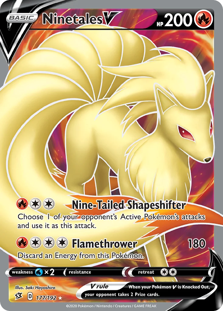 Ninetales V · Rebel Clash