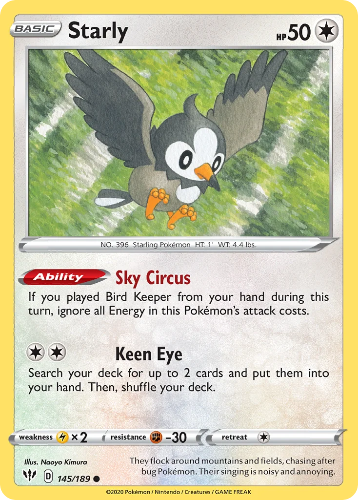Starly · Darkness Ablaze