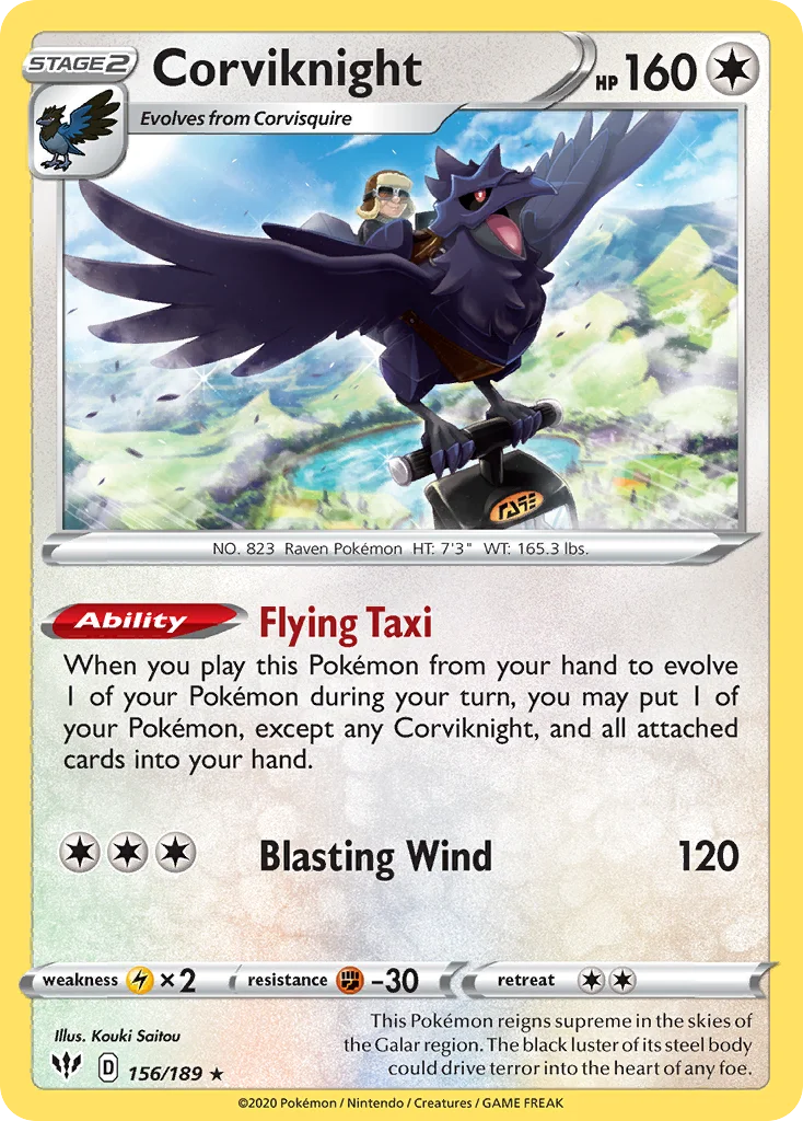 Corviknight · Darkness Ablaze
