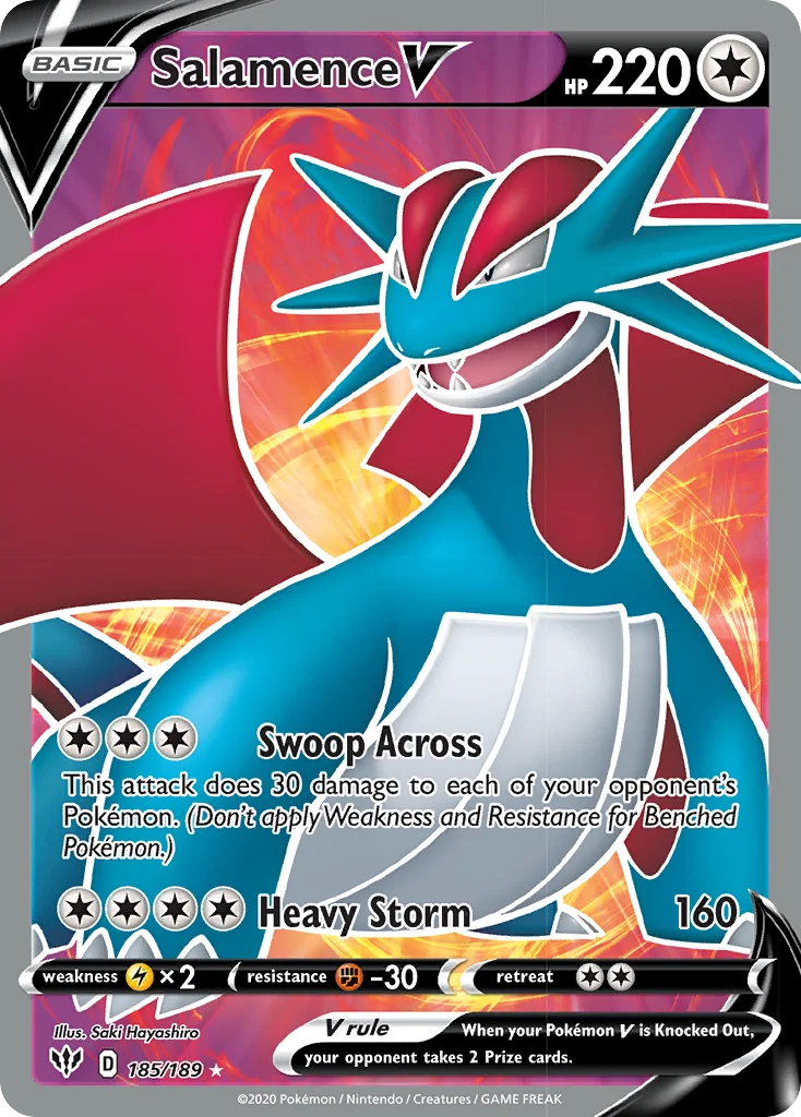 Salamence V · Darkness Ablaze