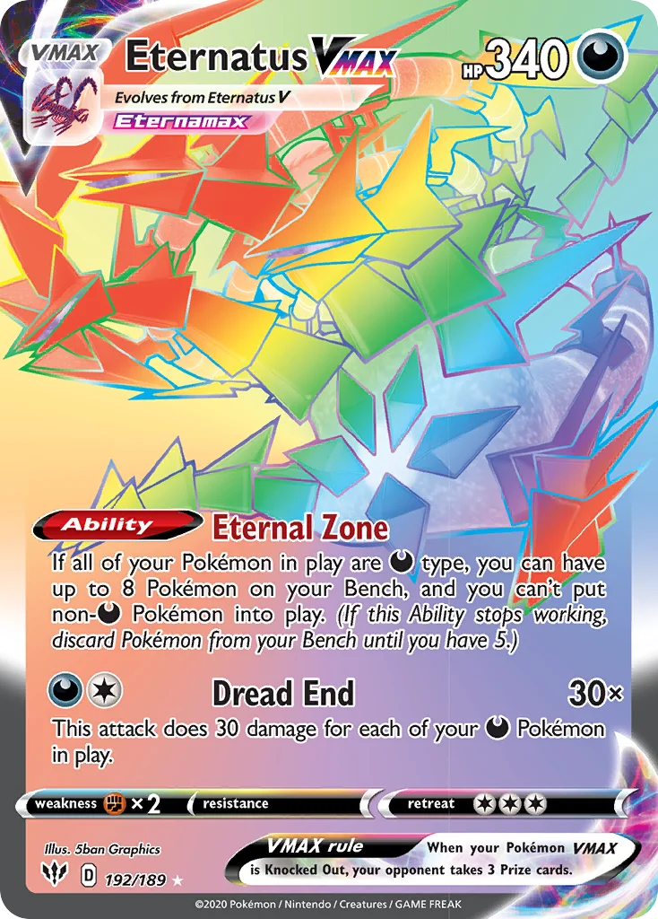 Eternatus VMAX · Darkness Ablaze