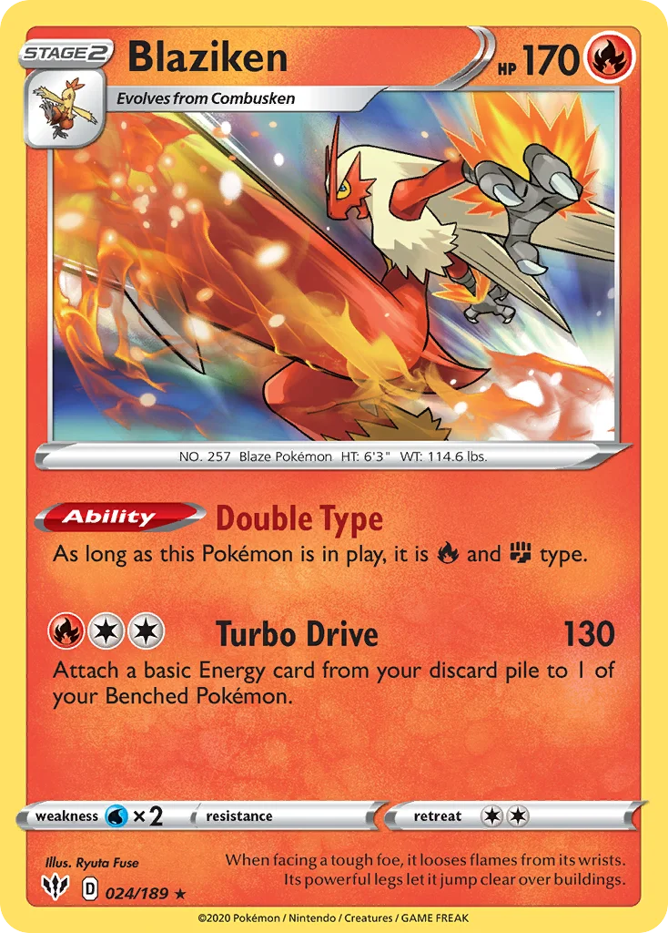 Blaziken · Darkness Ablaze