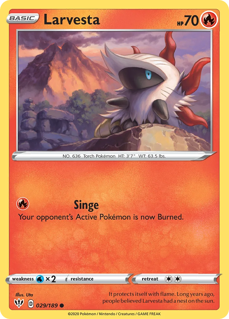 Larvesta · Darkness Ablaze