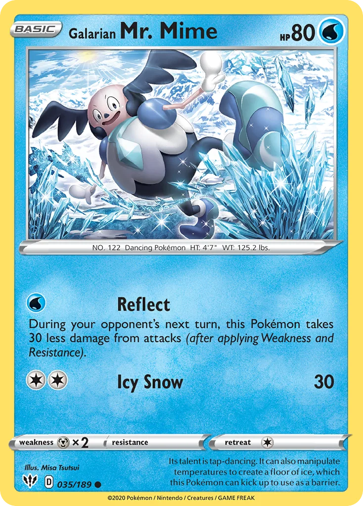 Galarian Mr. Mime · Darkness Ablaze