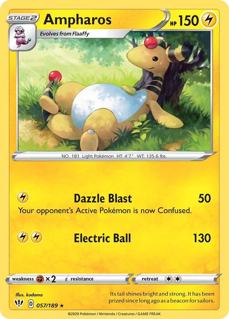 Ampharos · Darkness Ablaze