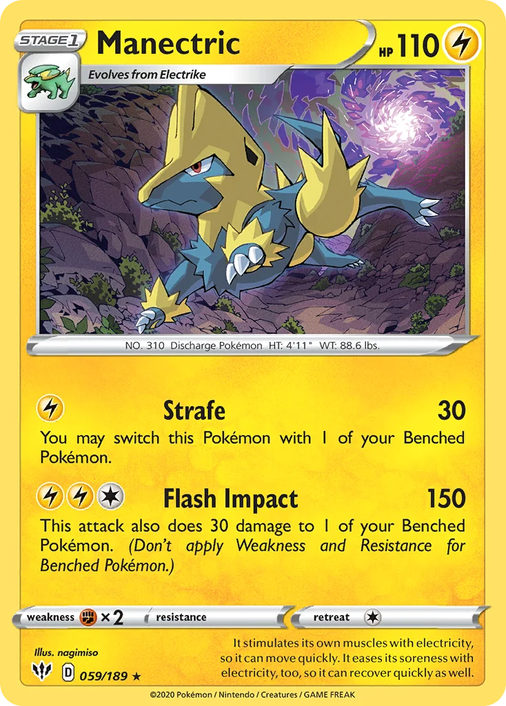 Manectric · Darkness Ablaze
