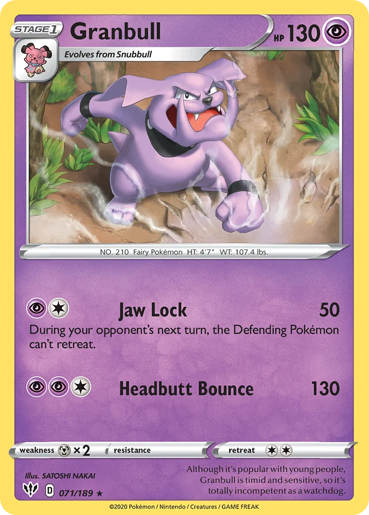 Granbull · Darkness Ablaze