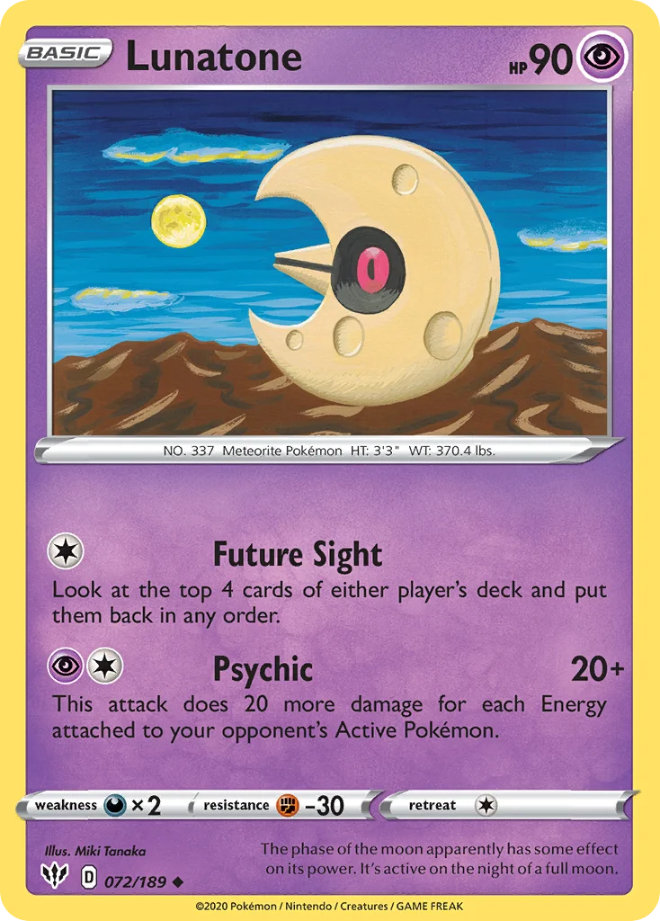 Lunatone · Darkness Ablaze