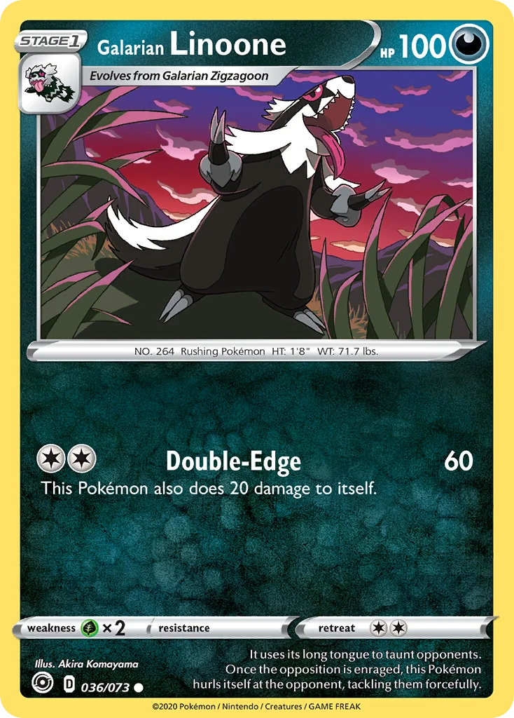 Galarian Linoone · Champion's Path