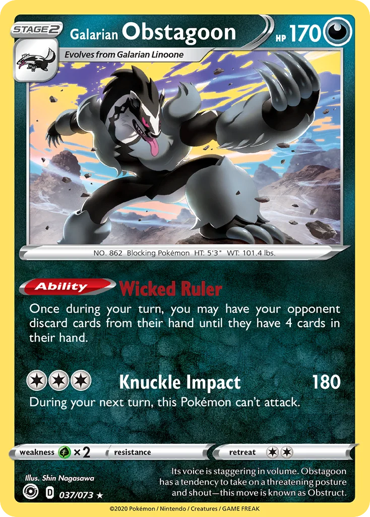 Galarian Obstagoon · Champion's Path