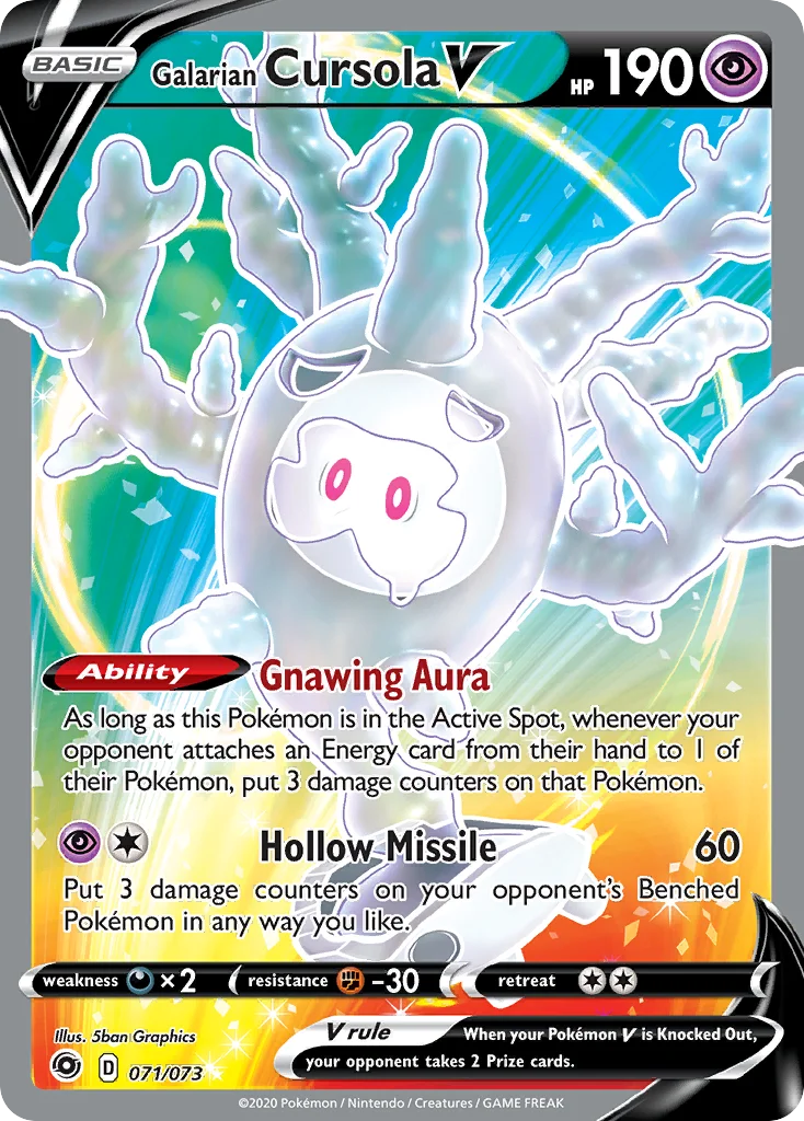 Galarian Cursola V · Champion's Path