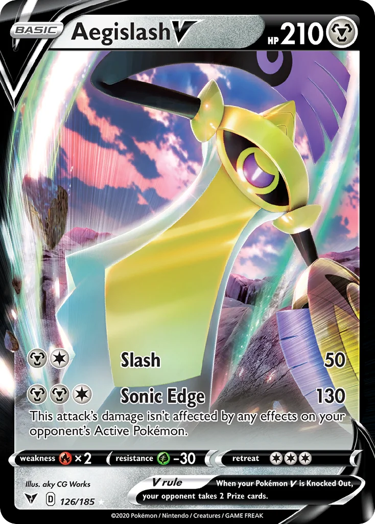 Aegislash V · Vivid Voltage