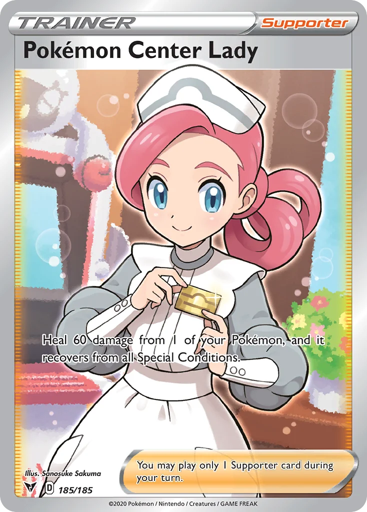 Pokémon Center Lady · Vivid Voltage