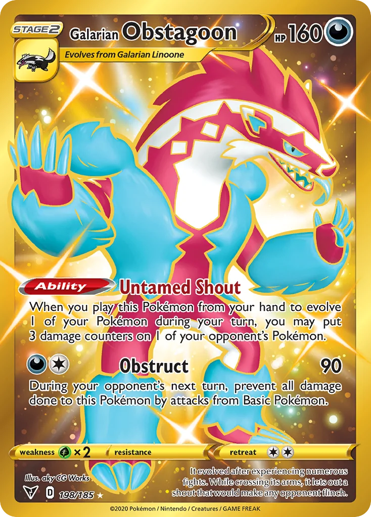 Galarian Obstagoon · Vivid Voltage