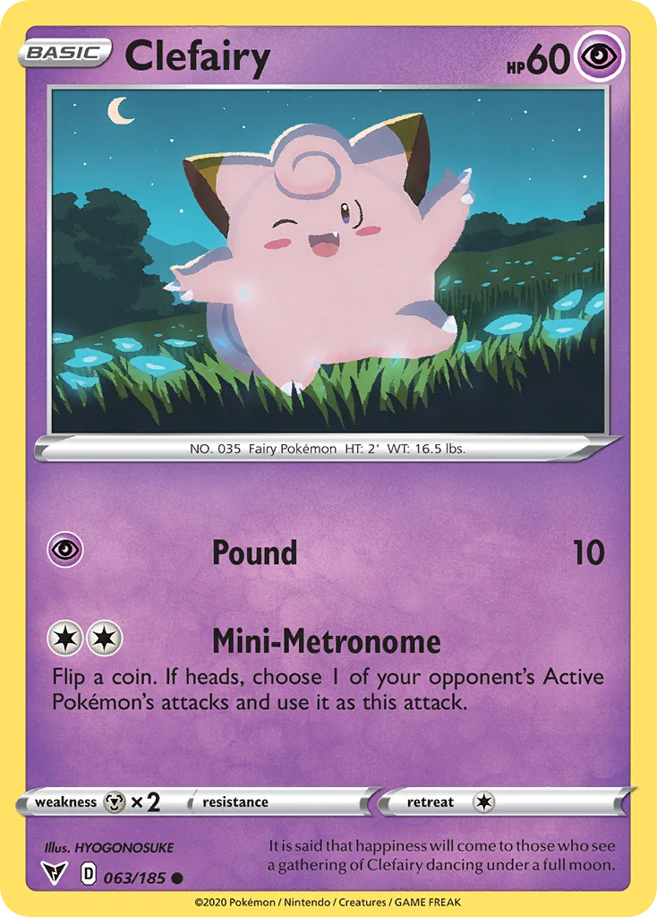 Clefairy · Vivid Voltage