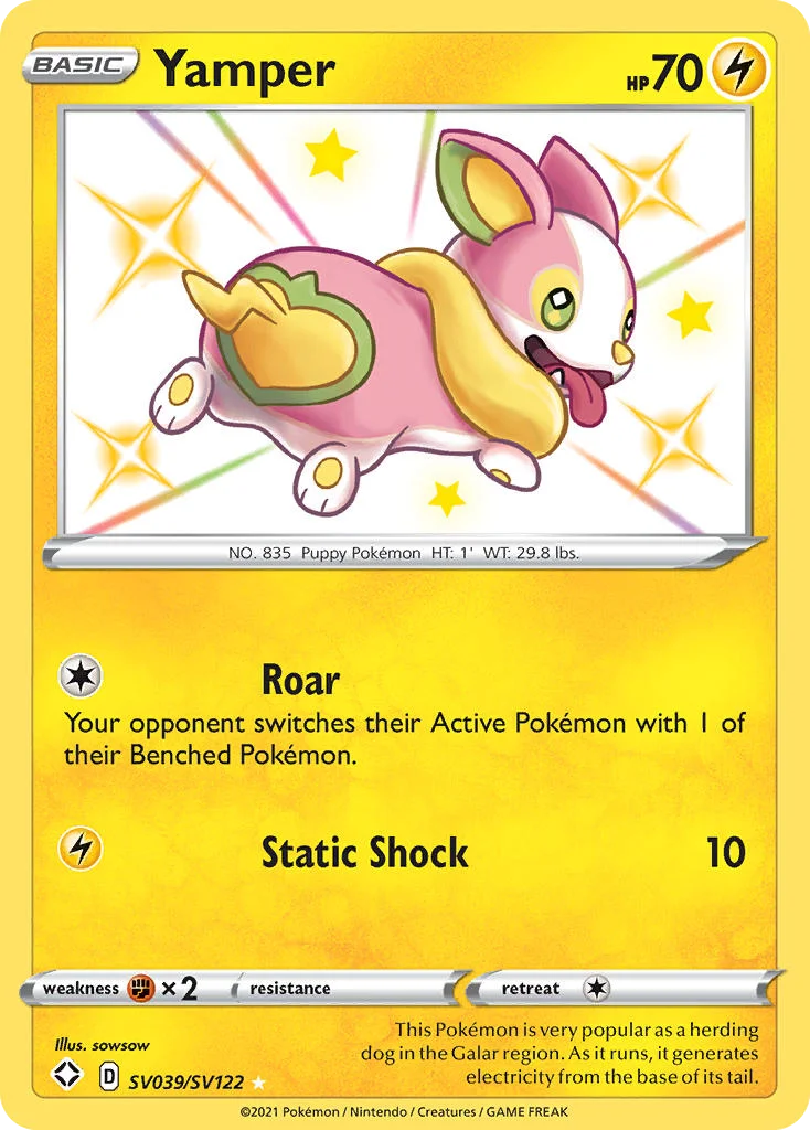 Yamper · Shining Fates Shiny Vault