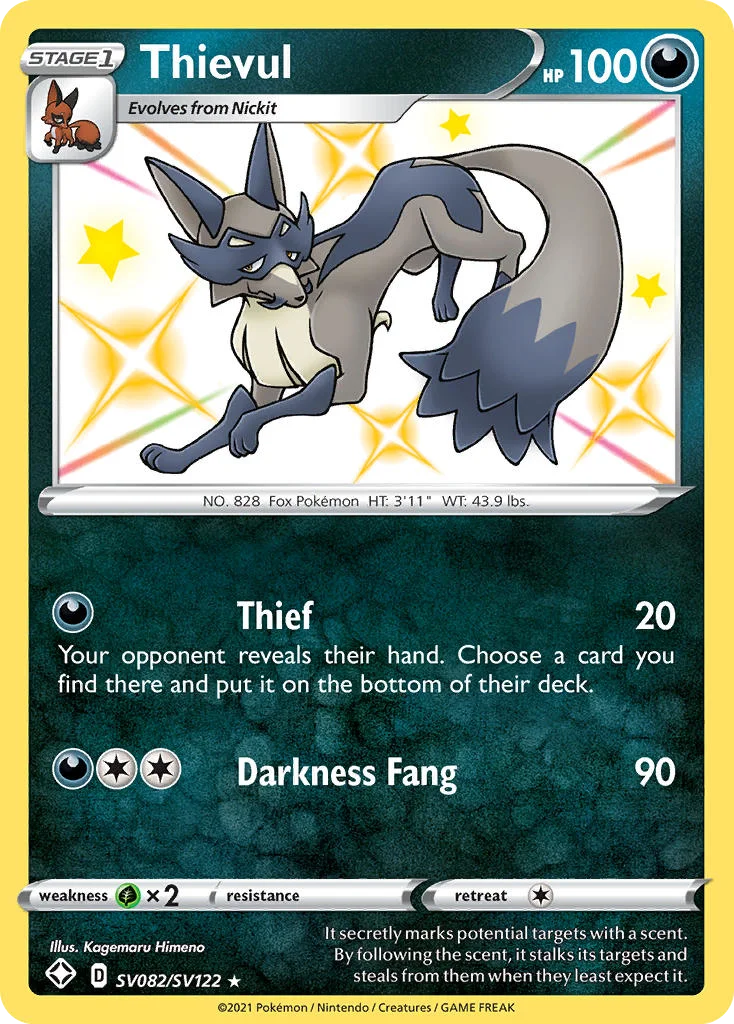 Thievul · Shining Fates Shiny Vault