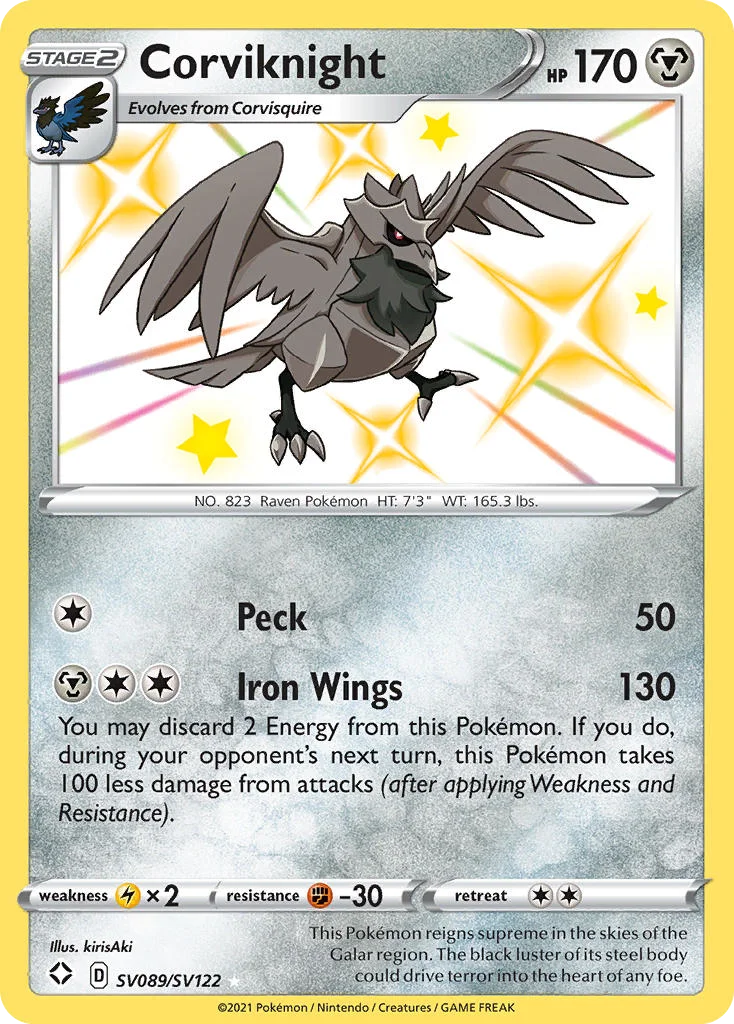 Corviknight · Shining Fates Shiny Vault
