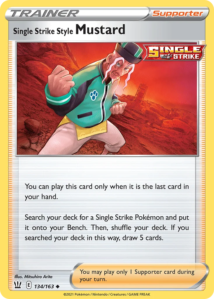 Single Strike Style Mustard · Battle Styles