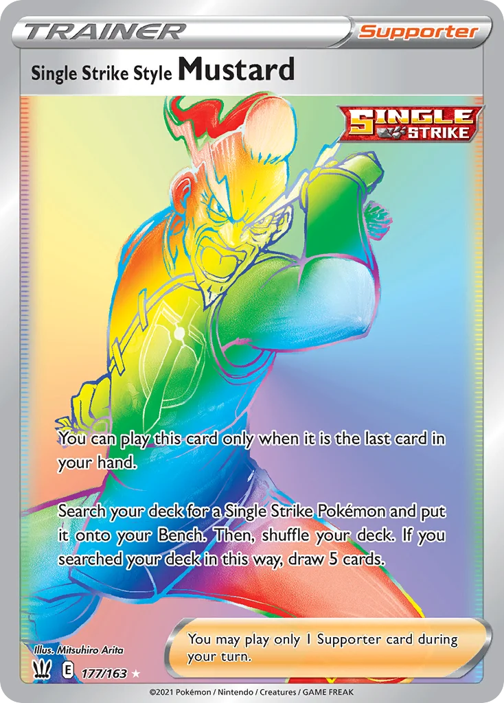 Single Strike Style Mustard · Battle Styles