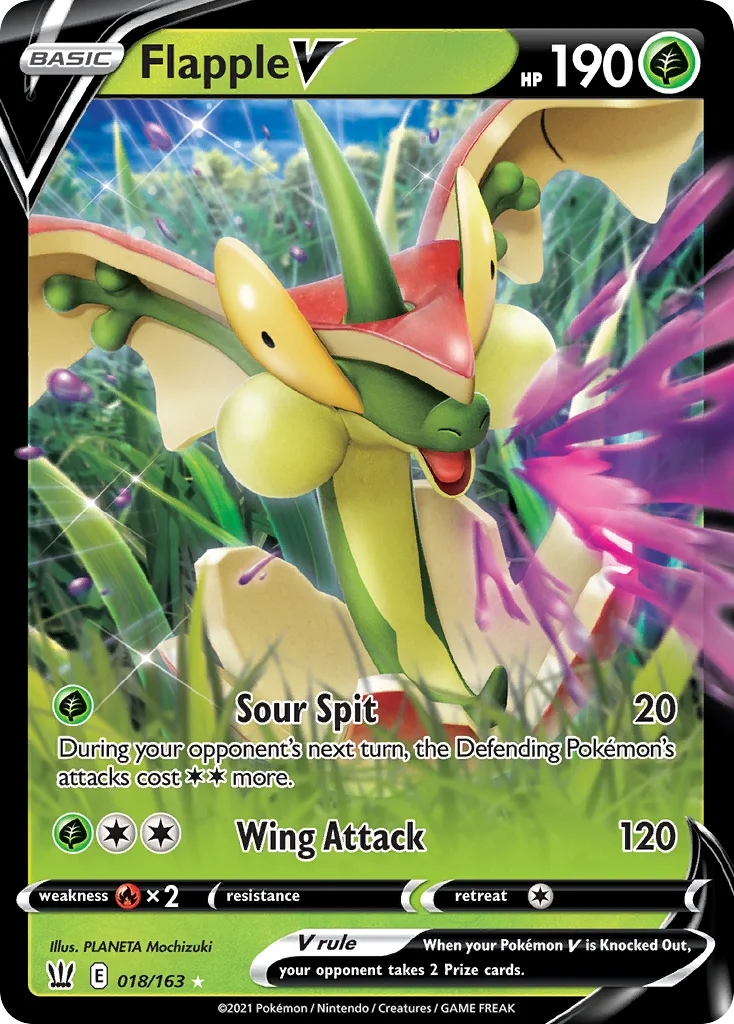 Flapple V · Battle Styles